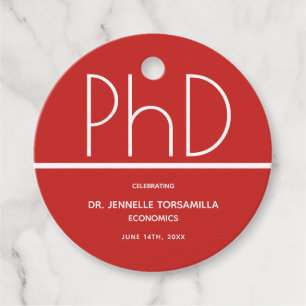 PhD-Absolventen Geschenkanhänger