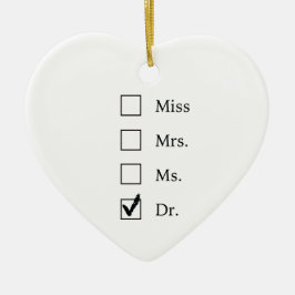 PhD-Geschenke für Frauen Keramikornament