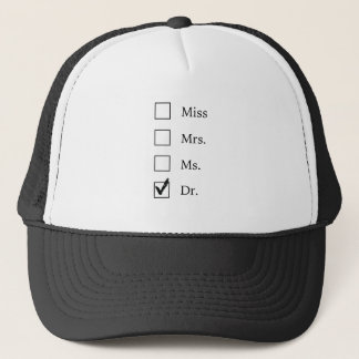PhD-Geschenke für Frauen Truckerkappe