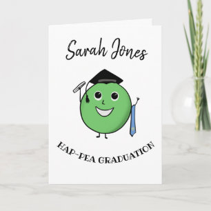PHD Pea-HD Funny Pea Abschluss Geschenk für grad Karte