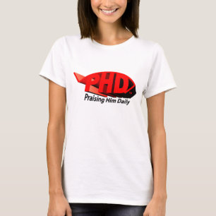 PHD rotes 3D T-Shirt