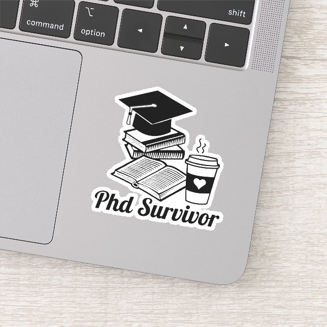 Phd Survivor Aufkleber (Detail)