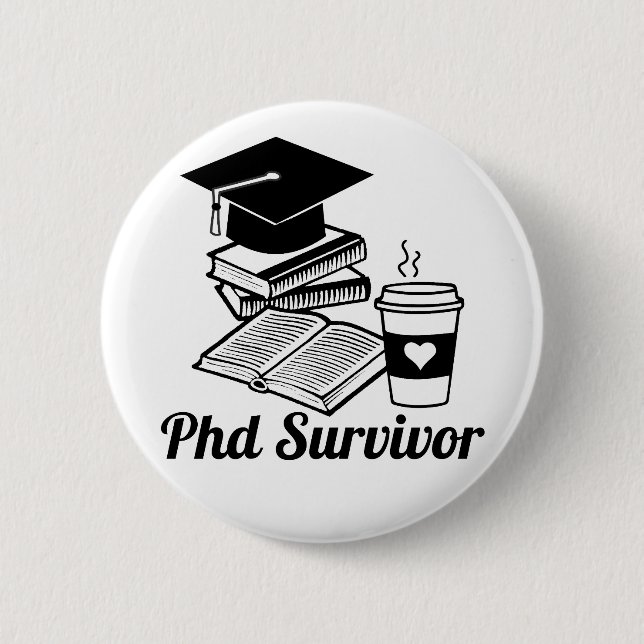 Phd Survivor Button (Vorderseite)