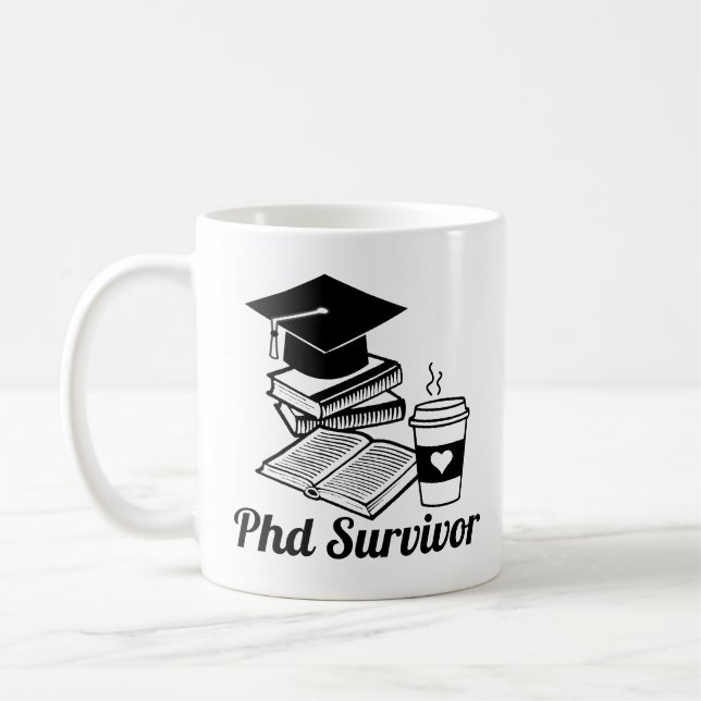 Phd Survivor Kaffeetasse (Links)
