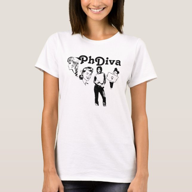 PhDiva T-Shirt (Vorderseite)