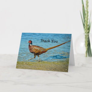 Pheasant 2 Danke Karte