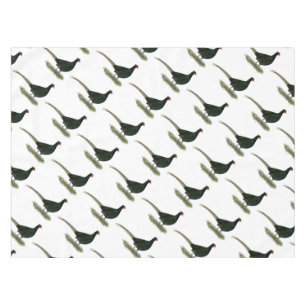Pheasant Black Rooster Tischdecke