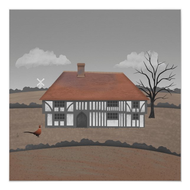Pheasant Farmhouse Poster (Vorderseite)