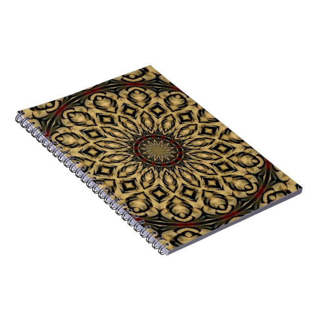 Pheasant Feathers Kaleidoscope Notizblock (Rechte Seite)