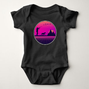 Pheasant Hunting Upland Bird Hunter Dog Vapwave Baby Strampler