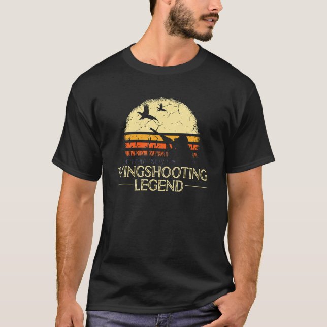 Pheasant Jagd Wingshot Legend Upland Bird H T-Shirt (Vorderseite)