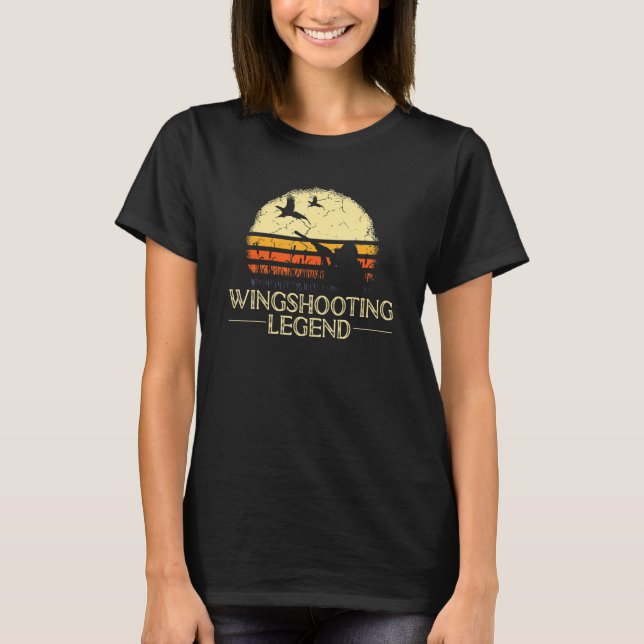 Pheasant Jagd Wingshot Legend Upland Bird H T-Shirt (Vorderseite)