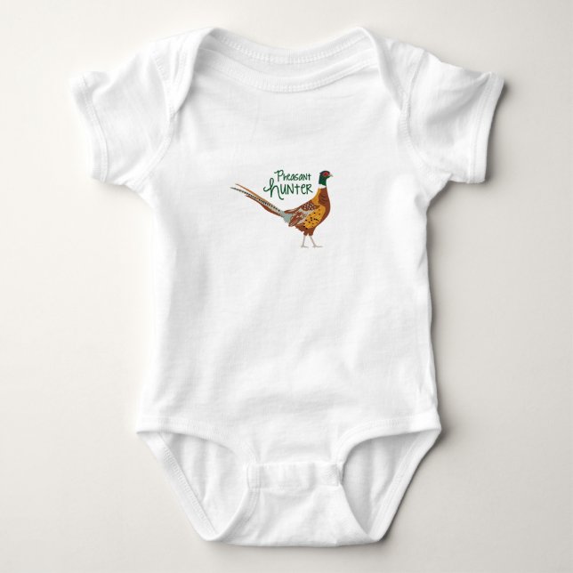 Pheasant-Jäger Baby Strampler (Vorderseite)