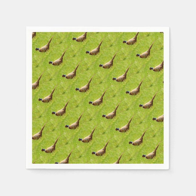 Pheasant Paper Napkin Serviette (Vorderseite)