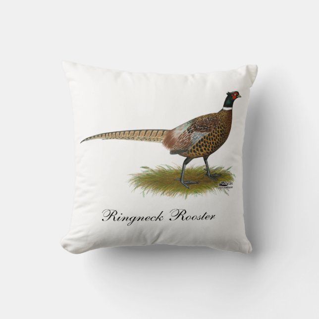 Pheasant Rooster Kissen (Vorderseite)