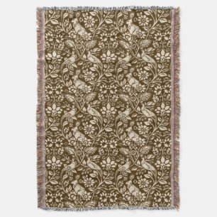 Pheasant und Hare Pattern, braun und Beige   Decke
