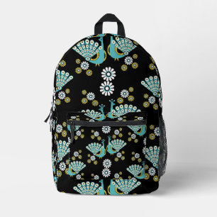 Pheasants Peacock Art Bedruckter Rucksack