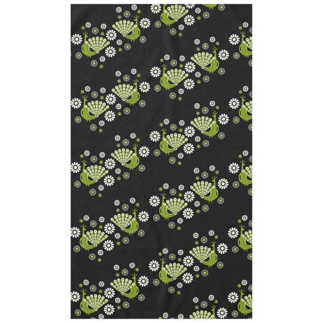 Pheasants Peacock Art Tischdecke (Vorderseite)