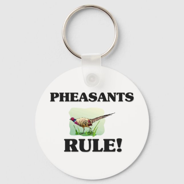 PHEASANTS REGELN! SCHLÜSSELANHÄNGER (Vorderseite)