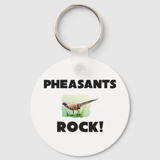 Pheasants Rock Schlüsselanhänger (Vorderseite)