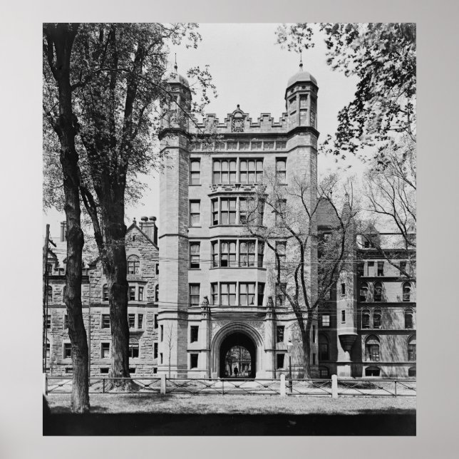Phelps Hall und Gateway (Yale University) Poster (Vorne)