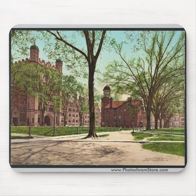 Phelps Hall und Lehrsaal, Yale-Uni seltenes Mousepad (Vorne)