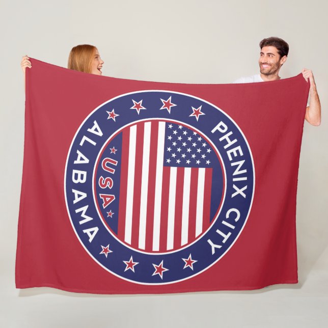 Phenix, Alabama Fleecedecke (Beispiel)