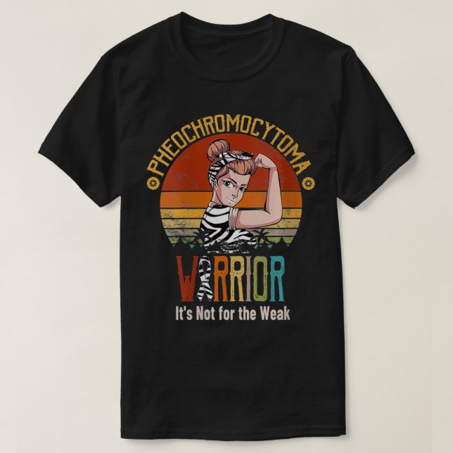 Pheochromozytoma-Bewusstsein, Krieger Nein T-Shirt (Design vorne)