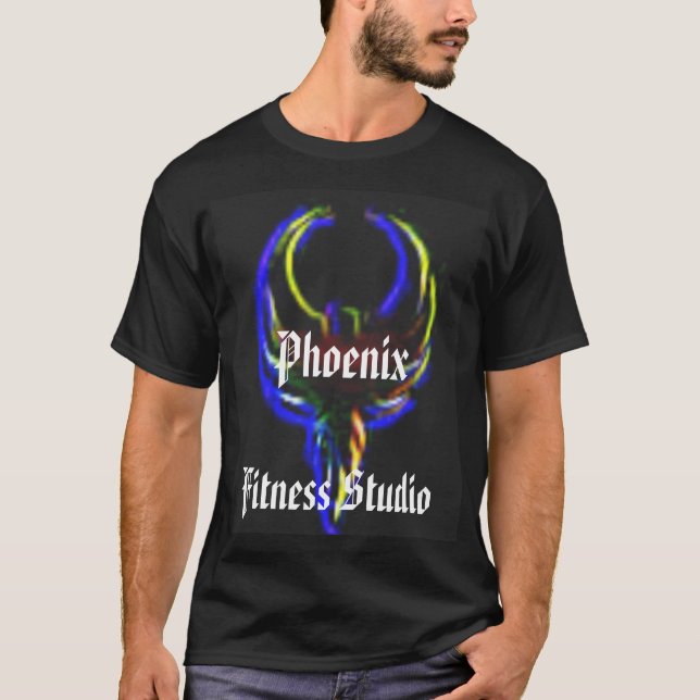 pheonix geprägt, Phoenix, Fitness-Studio T-Shirt (Vorderseite)