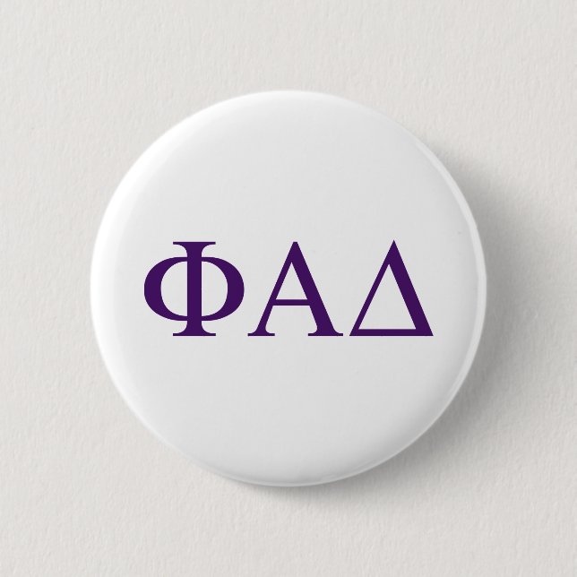 Phi Alpha Delta griechische Buchstaben Button (Vorderseite)
