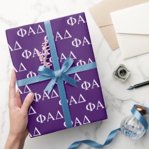 Phi Alpha Delta griechische Buchstaben Geschenkpapier