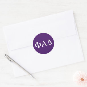 Phi Alpha Delta griechische Buchstaben Runder Aufkleber