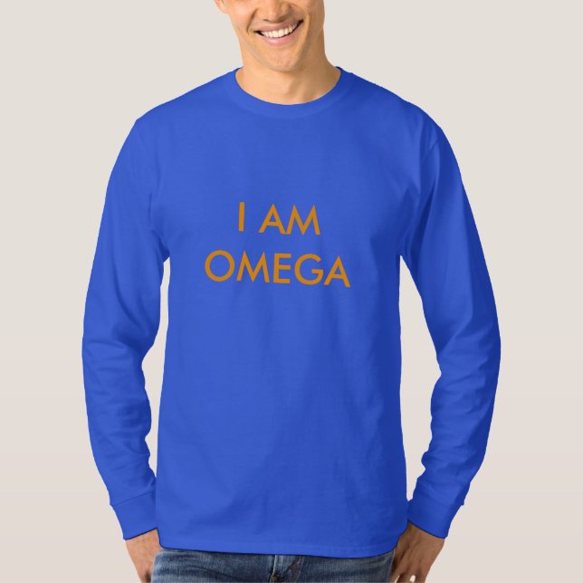 PHI-BRÜDERLICHKEIT OMEGAS P/IN - ICH BIN OMEGA-T - T-Shirt (Vorderseite)