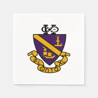 Phi Chi Theta | Farb-Wappen Serviette