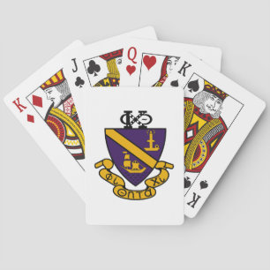 Phi Chi Theta   Farb-Wappen Spielkarten