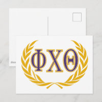 Phi Chi Theta | Griechisch mit Kranz