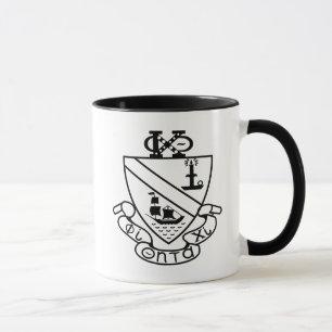 Phi Chi Theta Wappen S/W Tasse