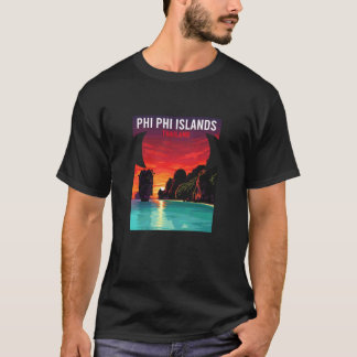 Phi Phi Inseln Thailand Sonnenuntergang T-Shirt