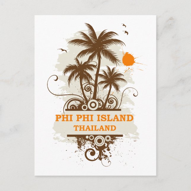 Phi Phi Island Thailand Postkarte (Vorderseite)