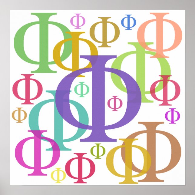 Phi-Poster Poster (Vorne)