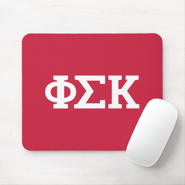 Phi Sigma Kappa Buchstaben Mousepad (Mit Mouse)