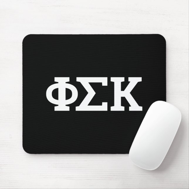 Phi Sigma Kappa Buchstaben Mousepad (Mit Mouse)
