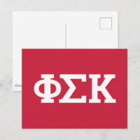 Phi Sigma Kappa Buchstaben