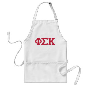 Phi Sigma Kappa Buchstaben Schürze