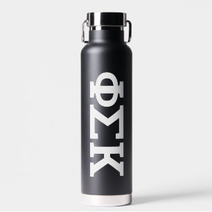 Phi Sigma Kappa Buchstaben Trinkflasche