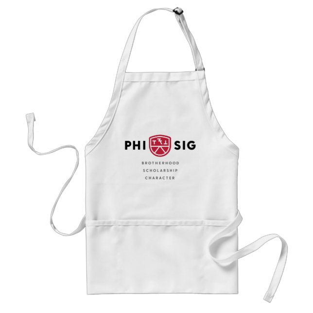 Phi Sigma Kappa Grundsätze Schürze (Vorne)