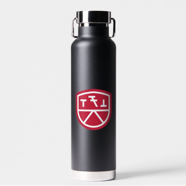 Phi Sigma Kappa Schild Trinkflasche (Vorne)