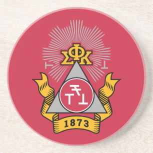 Phi Sigma Kappa-Wappen Getränkeuntersetzer