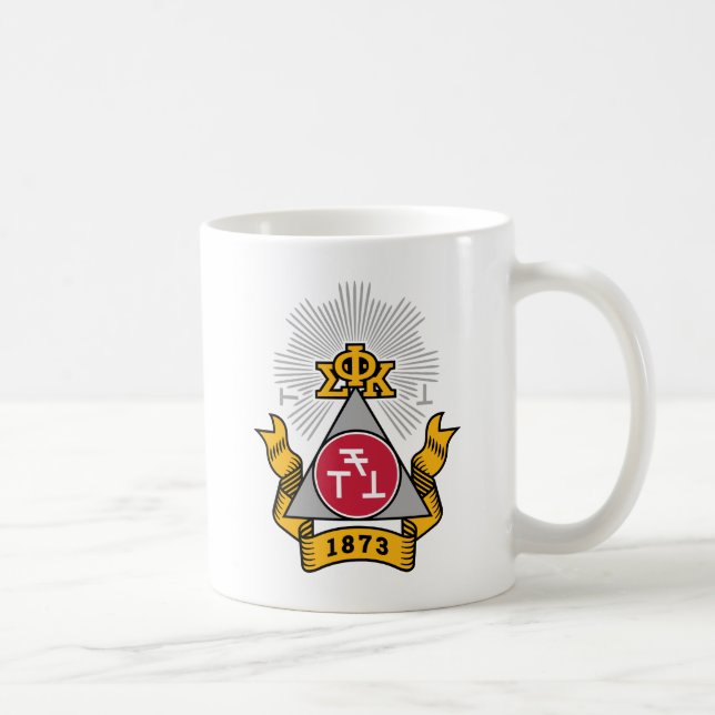 Phi Sigma Kappa Wappen Kaffeetasse (Rechts)