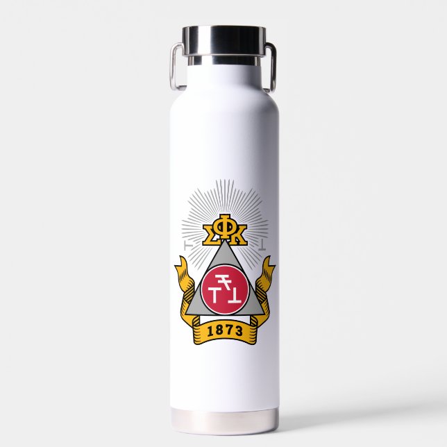 Phi Sigma Kappa-Wappen Trinkflasche (Vorne)